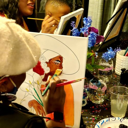 Vertical Images of Painting